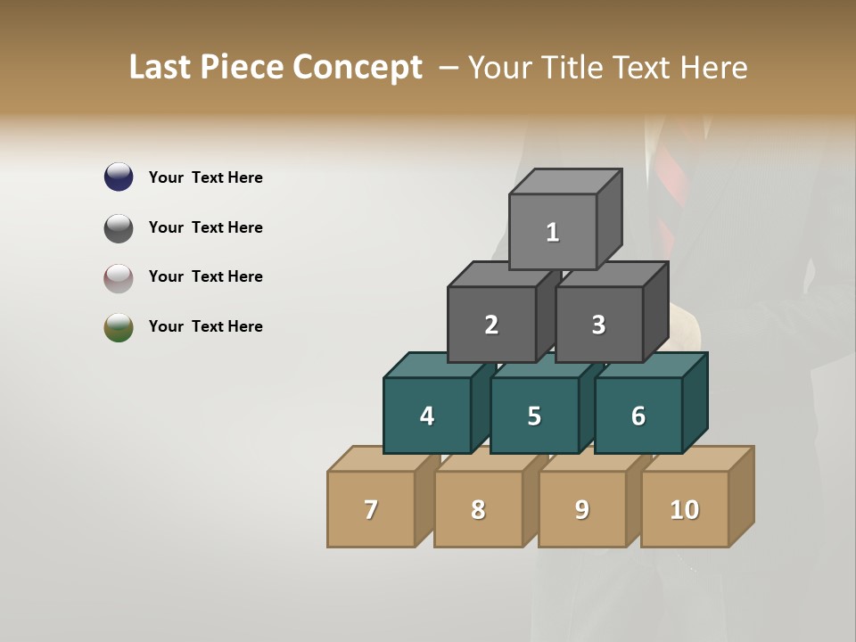 Shirt Tie Person PowerPoint Template