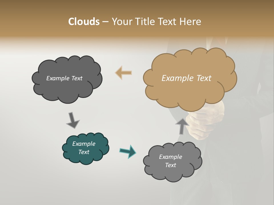 Shirt Tie Person PowerPoint Template