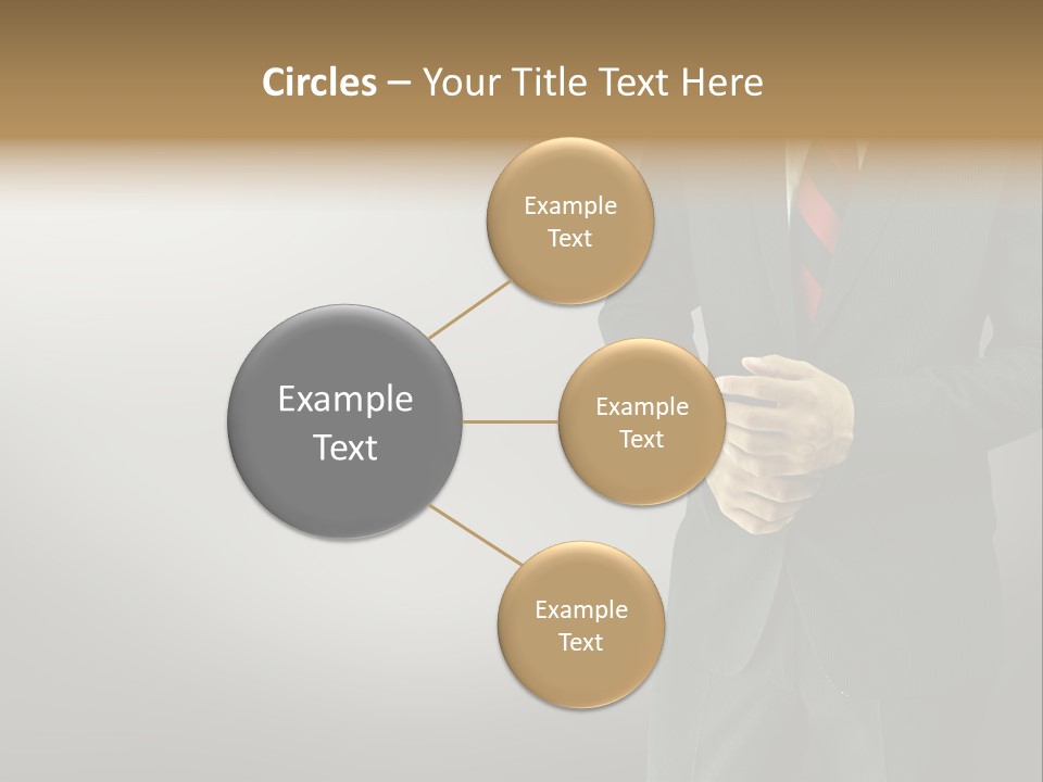 Shirt Tie Person PowerPoint Template