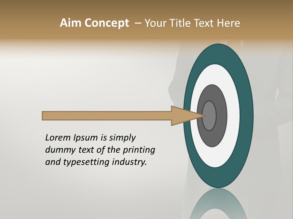 Shirt Tie Person PowerPoint Template