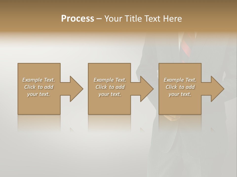 Shirt Tie Person PowerPoint Template