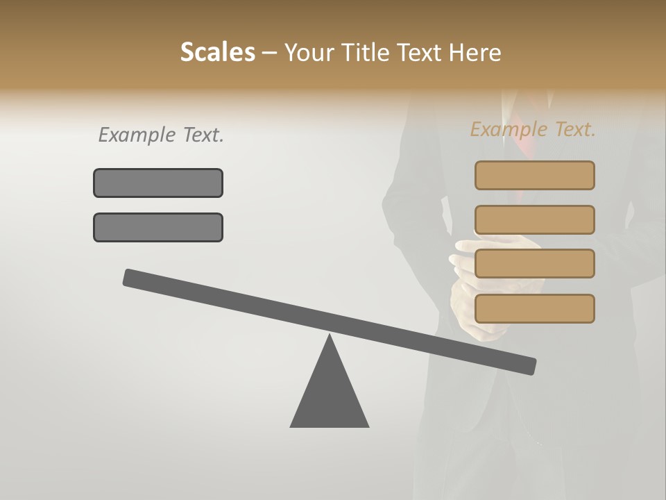 Shirt Tie Person PowerPoint Template