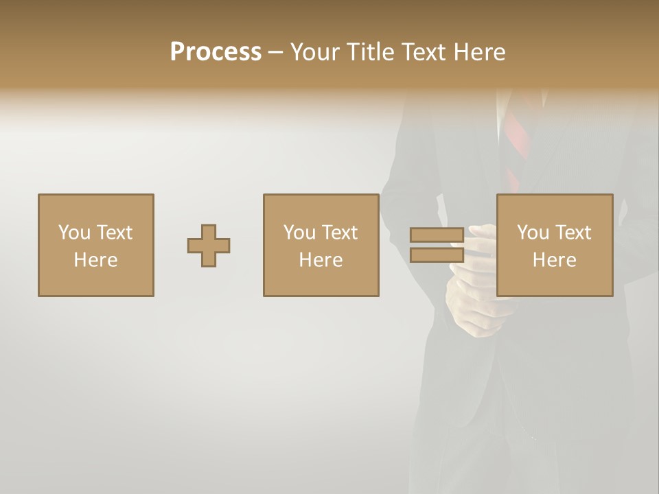 Shirt Tie Person PowerPoint Template