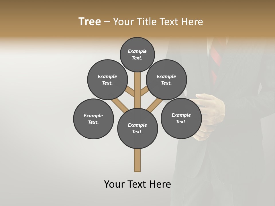 Shirt Tie Person PowerPoint Template