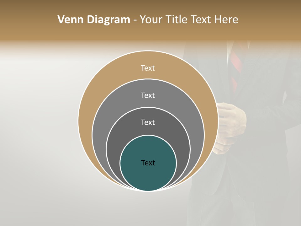 Shirt Tie Person PowerPoint Template