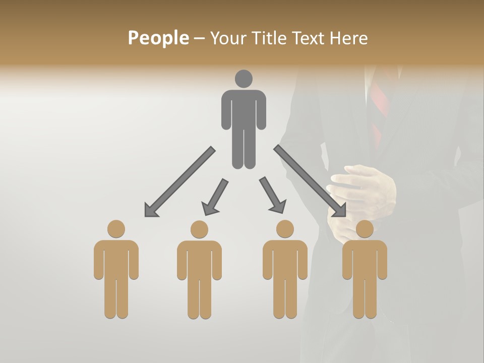 Shirt Tie Person PowerPoint Template