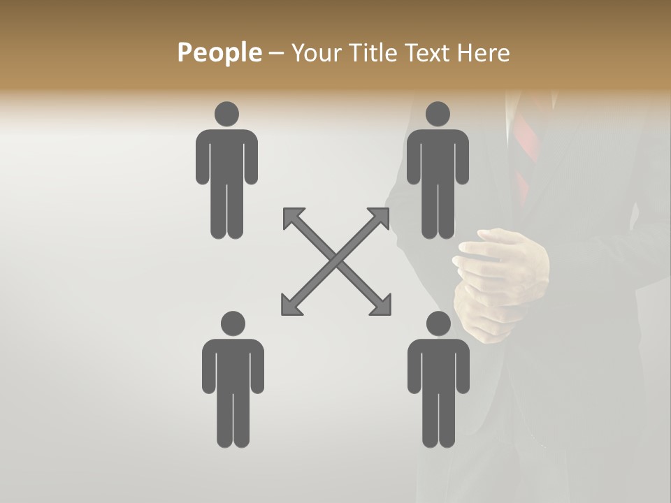 Shirt Tie Person PowerPoint Template