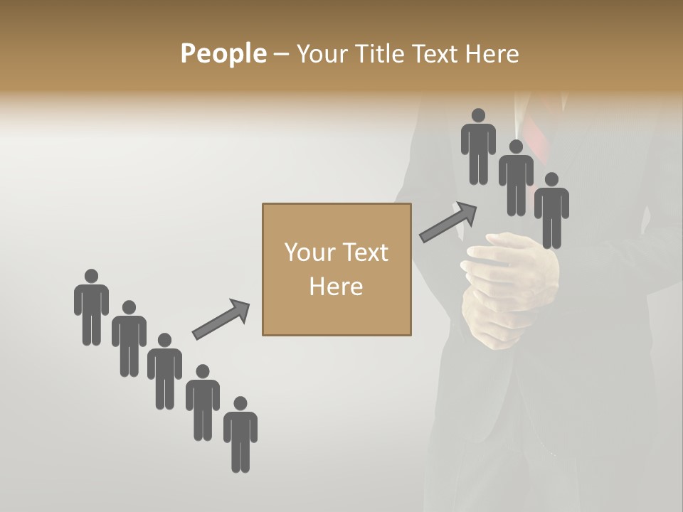 Shirt Tie Person PowerPoint Template