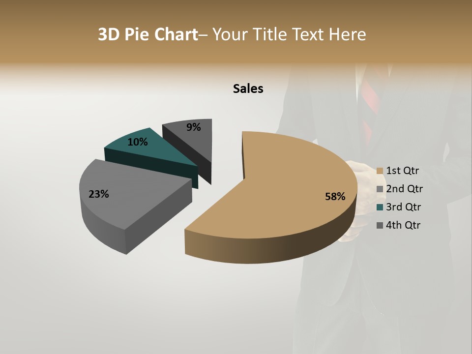 Shirt Tie Person PowerPoint Template