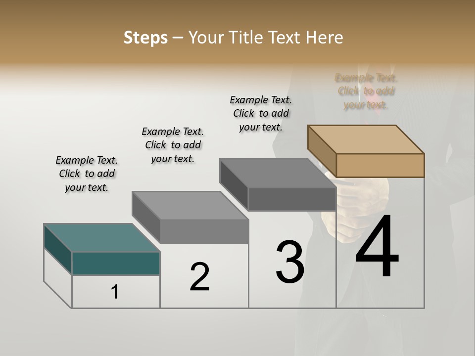 Shirt Tie Person PowerPoint Template