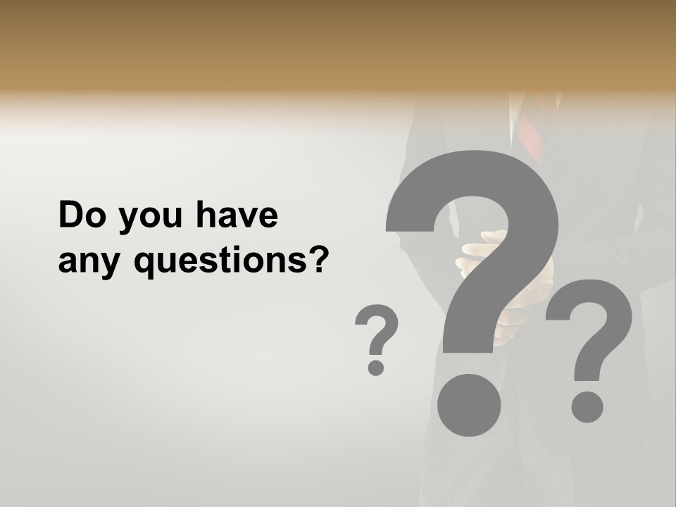 Shirt Tie Person PowerPoint Template