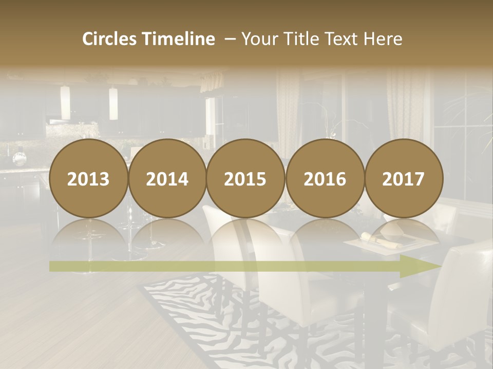 Interiors Appliances Kitchen Interior Home PowerPoint Template