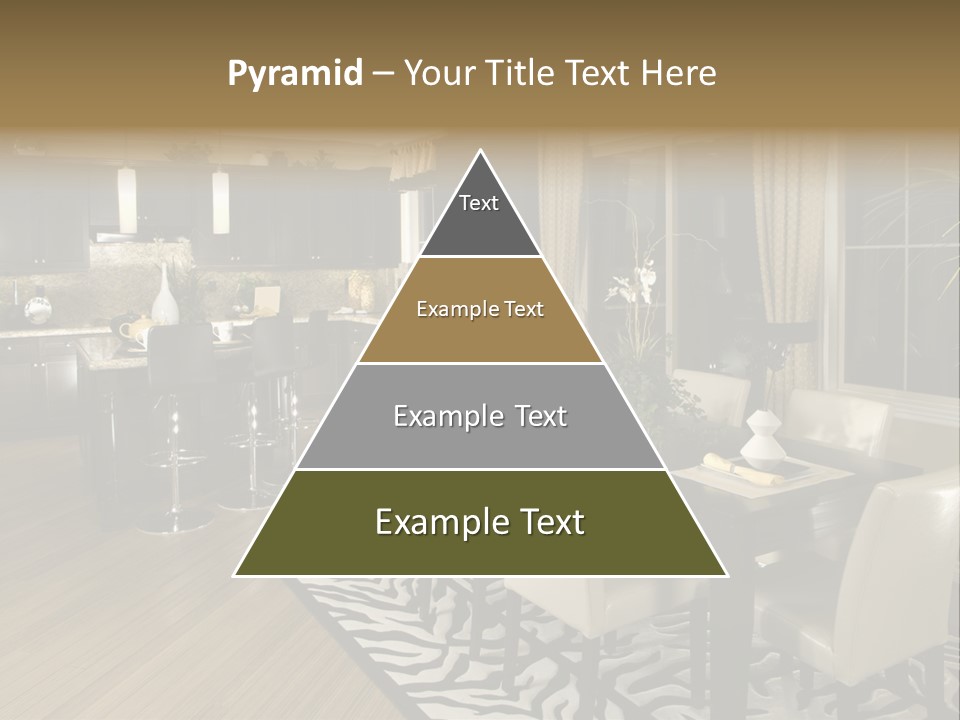 Interiors Appliances Kitchen Interior Home PowerPoint Template