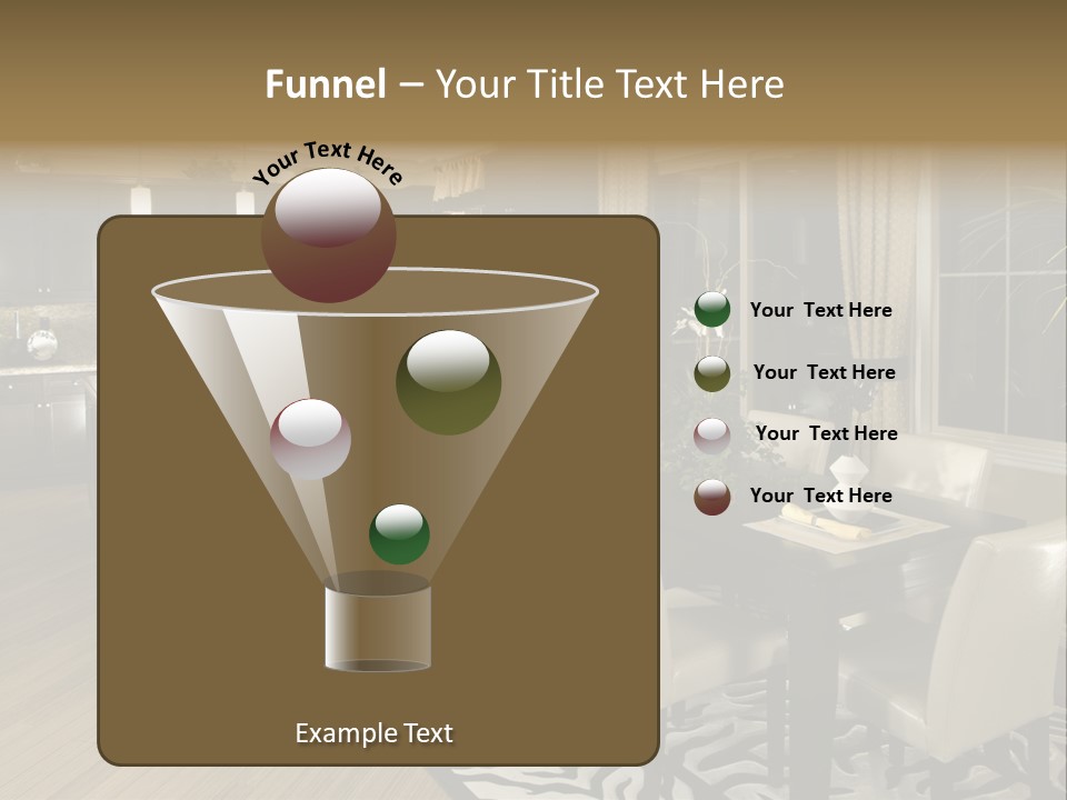 Interiors Appliances Kitchen Interior Home PowerPoint Template