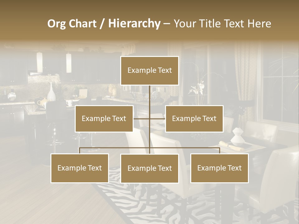 Interiors Appliances Kitchen Interior Home PowerPoint Template