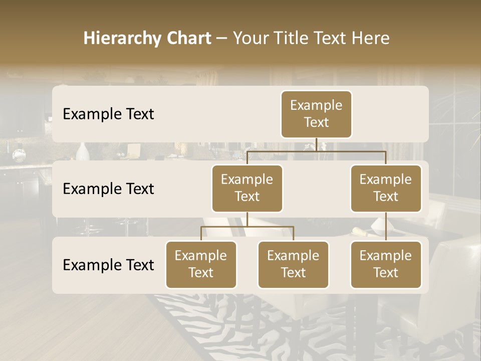 Interiors Appliances Kitchen Interior Home PowerPoint Template