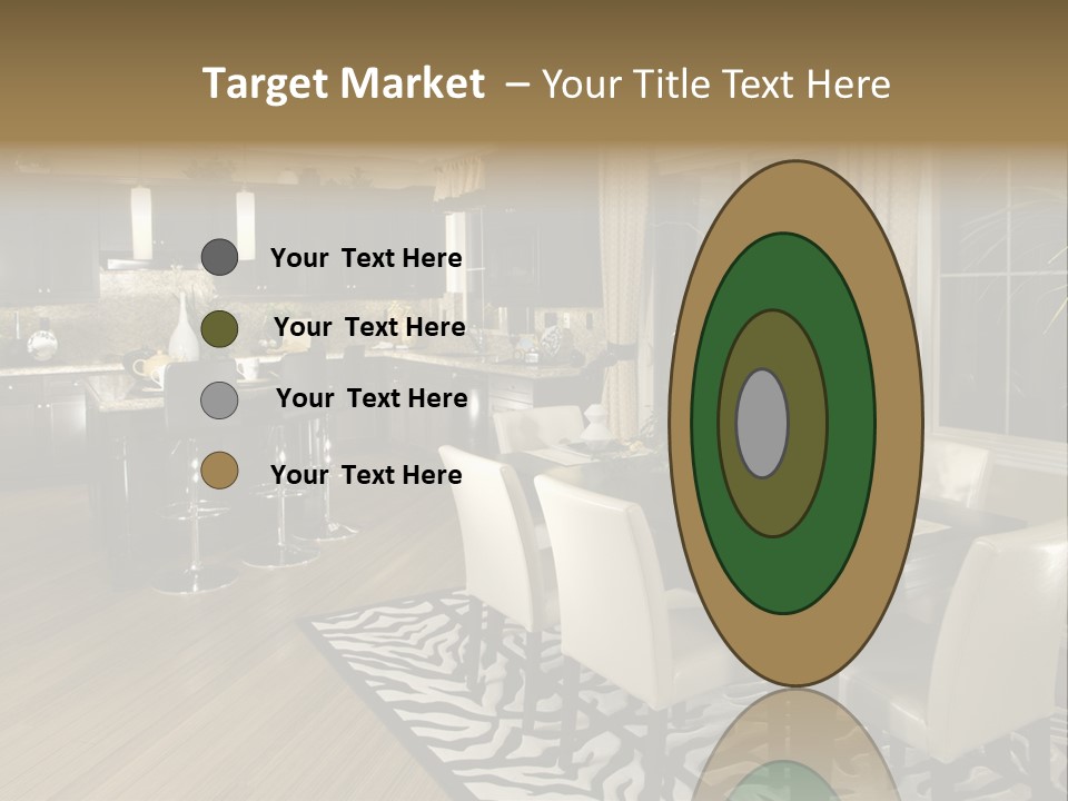 Interiors Appliances Kitchen Interior Home PowerPoint Template