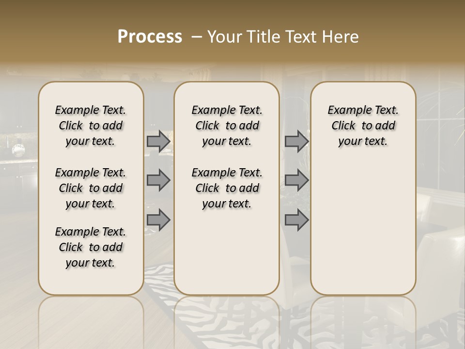 Interiors Appliances Kitchen Interior Home PowerPoint Template