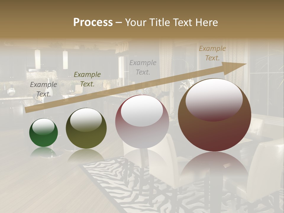 Interiors Appliances Kitchen Interior Home PowerPoint Template