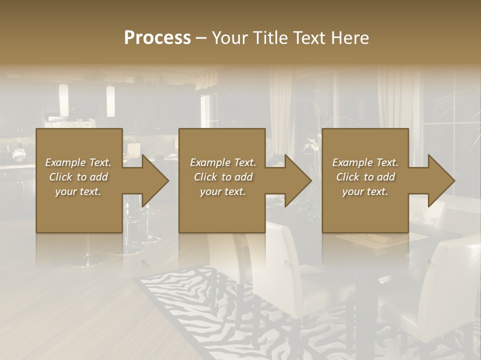 Interiors Appliances Kitchen Interior Home PowerPoint Template