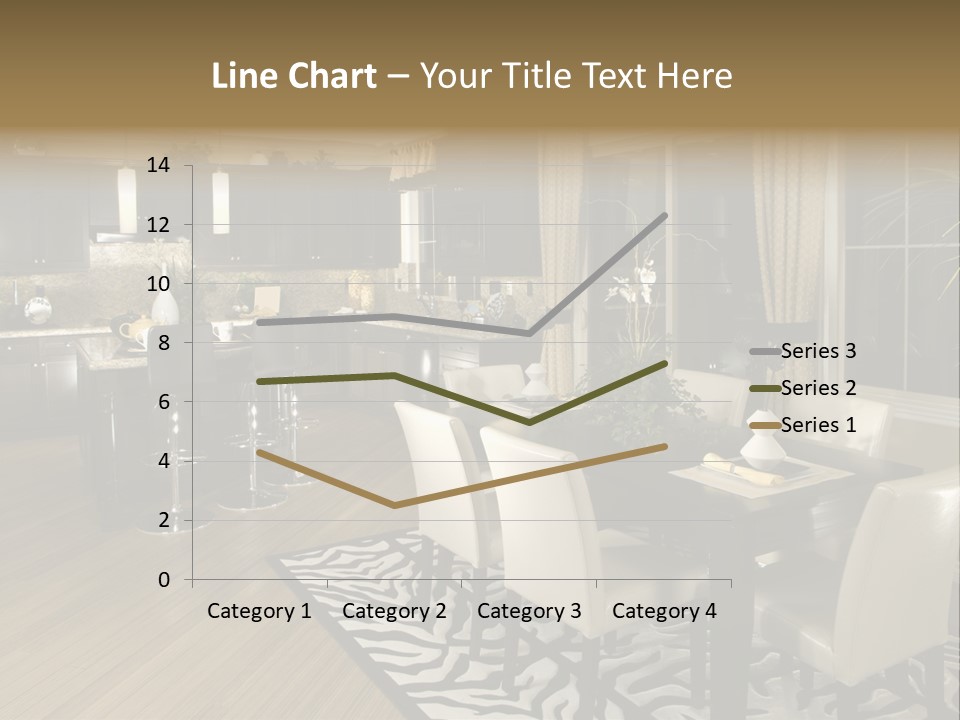 Interiors Appliances Kitchen Interior Home PowerPoint Template