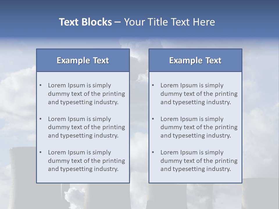 Contamination Europe Industrial PowerPoint Template