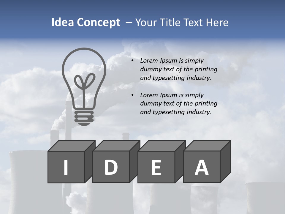 Contamination Europe Industrial PowerPoint Template