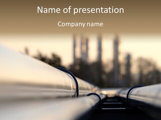 Storage Petrochemical Tank PowerPoint Template