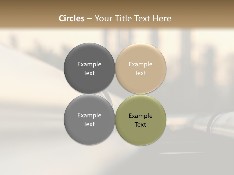Storage Petrochemical Tank PowerPoint Template