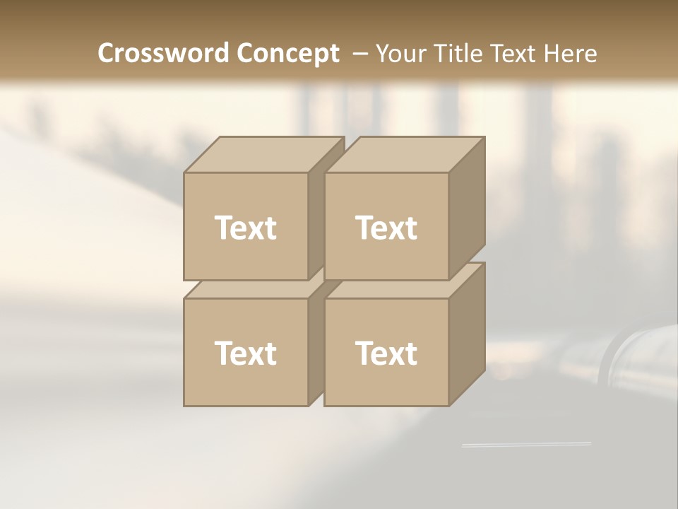 Storage Petrochemical Tank PowerPoint Template