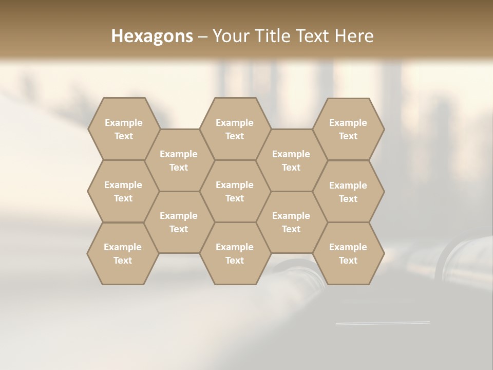 Storage Petrochemical Tank PowerPoint Template