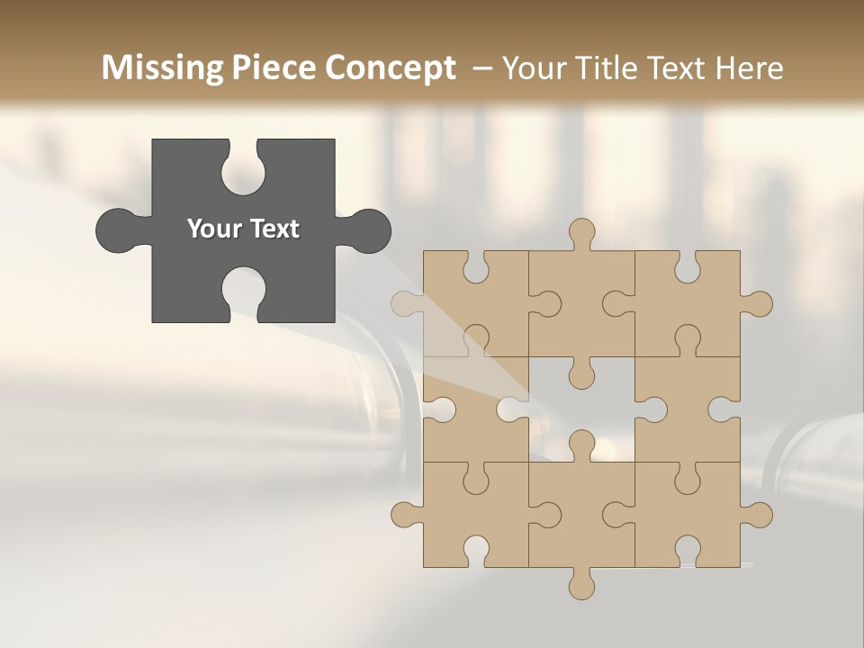 Storage Petrochemical Tank PowerPoint Template