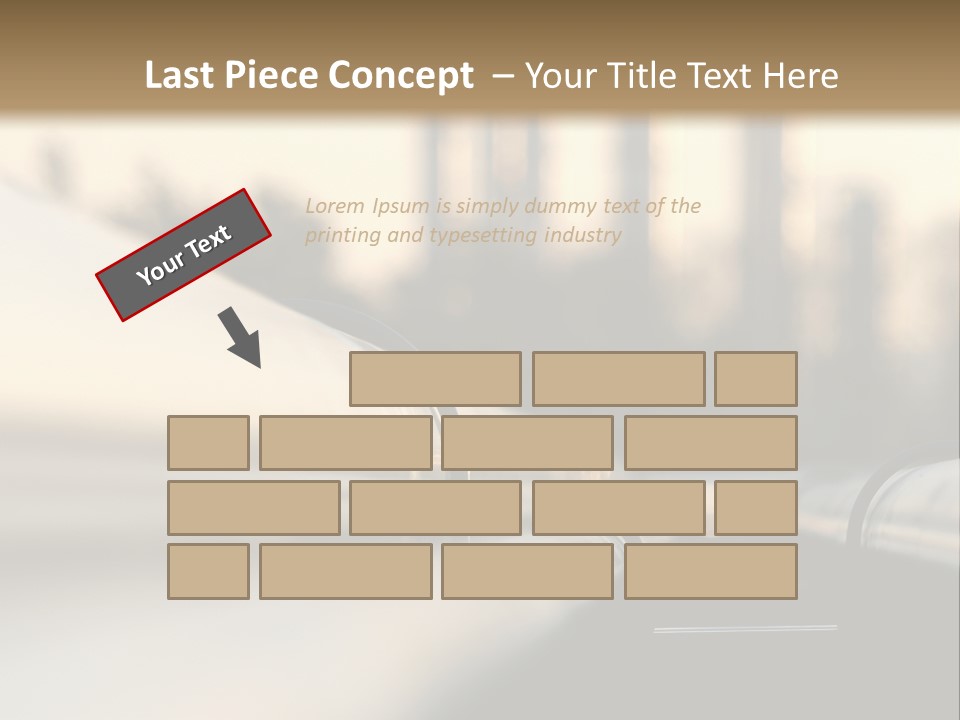 Storage Petrochemical Tank PowerPoint Template