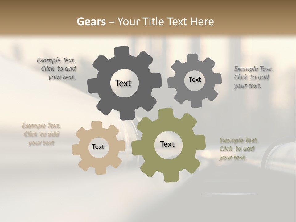 Storage Petrochemical Tank PowerPoint Template