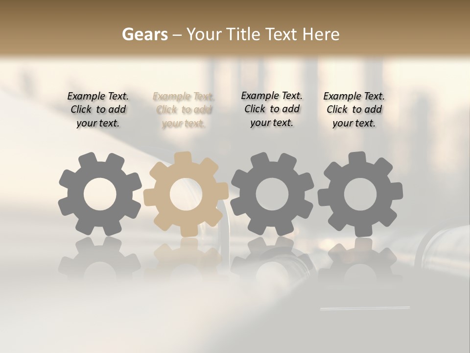 Storage Petrochemical Tank PowerPoint Template