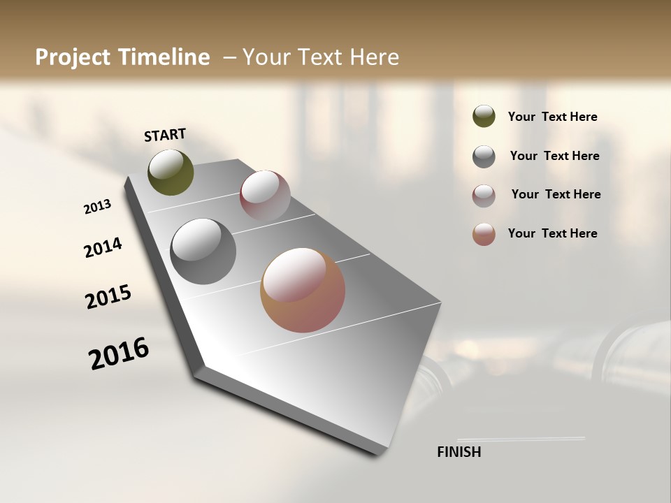 Storage Petrochemical Tank PowerPoint Template