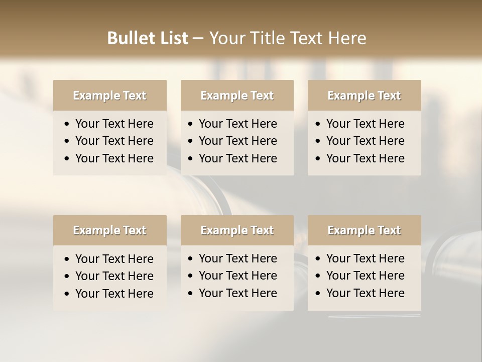 Storage Petrochemical Tank PowerPoint Template