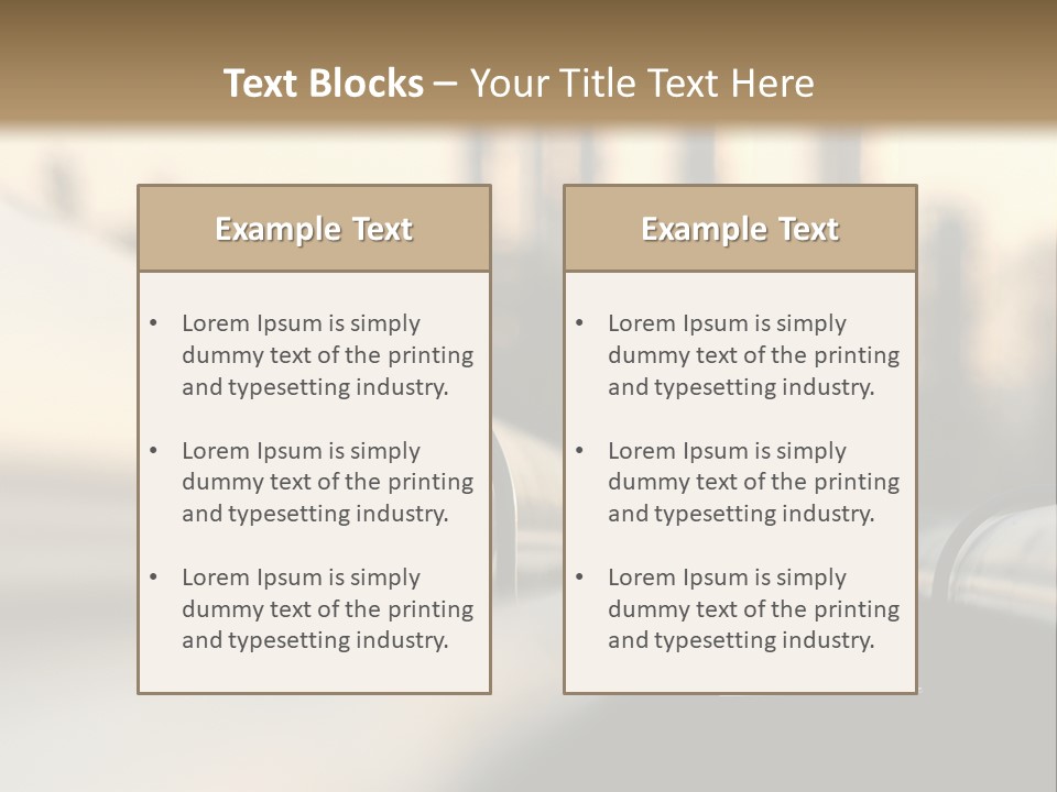 Storage Petrochemical Tank PowerPoint Template