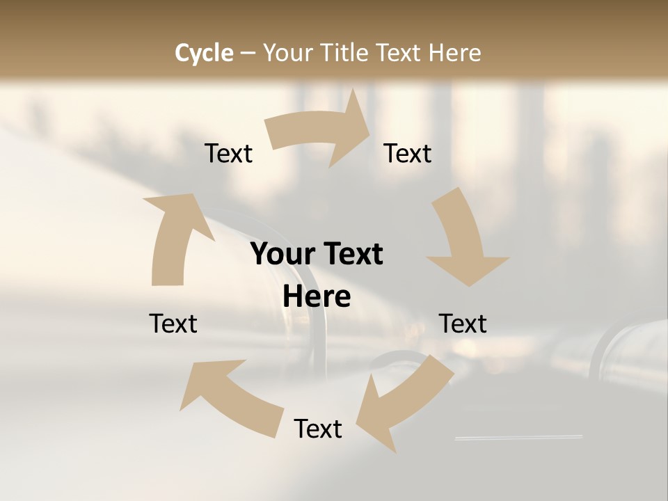 Storage Petrochemical Tank PowerPoint Template