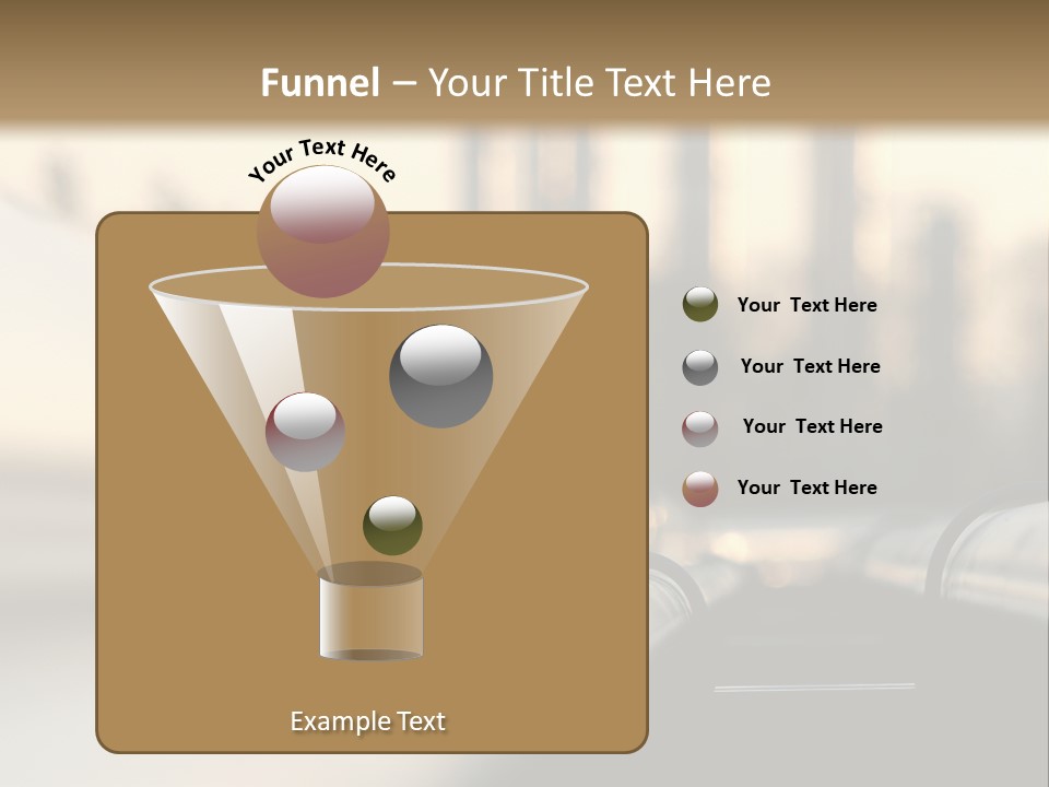 Storage Petrochemical Tank PowerPoint Template