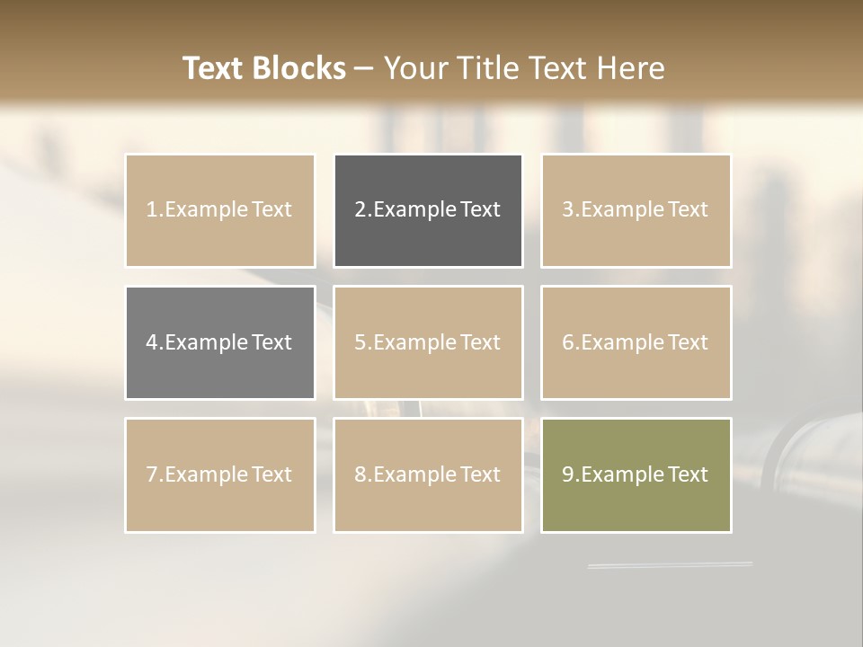 Storage Petrochemical Tank PowerPoint Template