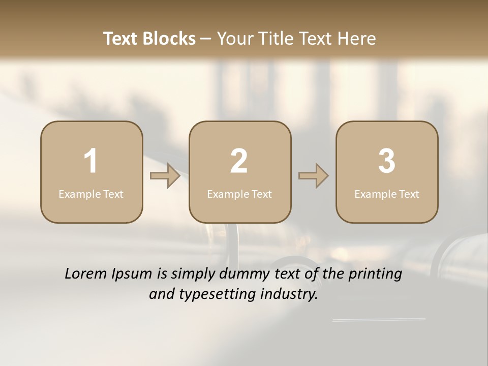 Storage Petrochemical Tank PowerPoint Template