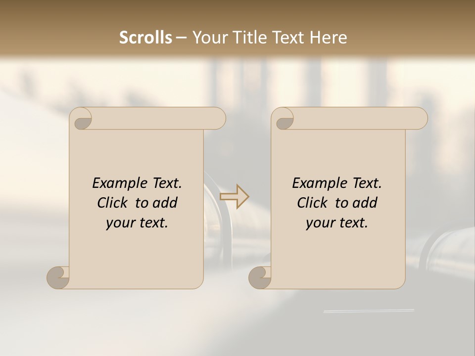 Storage Petrochemical Tank PowerPoint Template