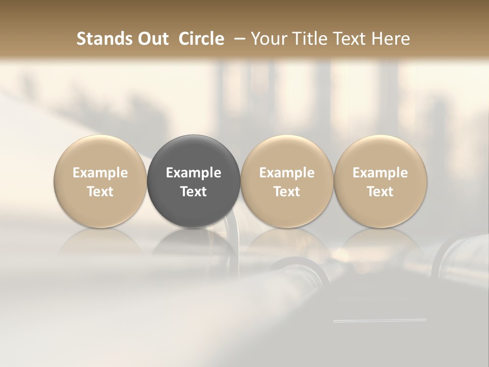 Storage Petrochemical Tank PowerPoint Template