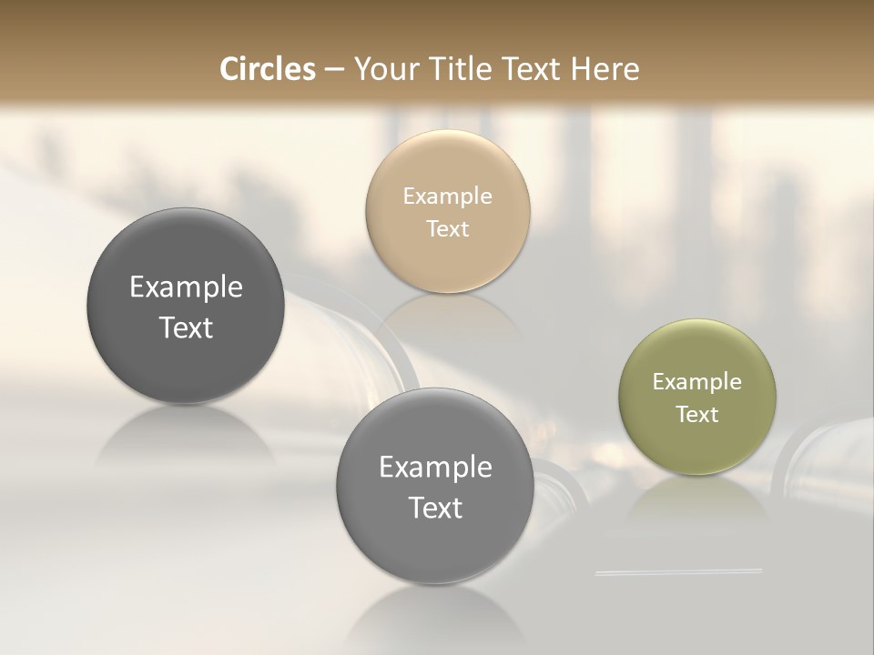 Storage Petrochemical Tank PowerPoint Template