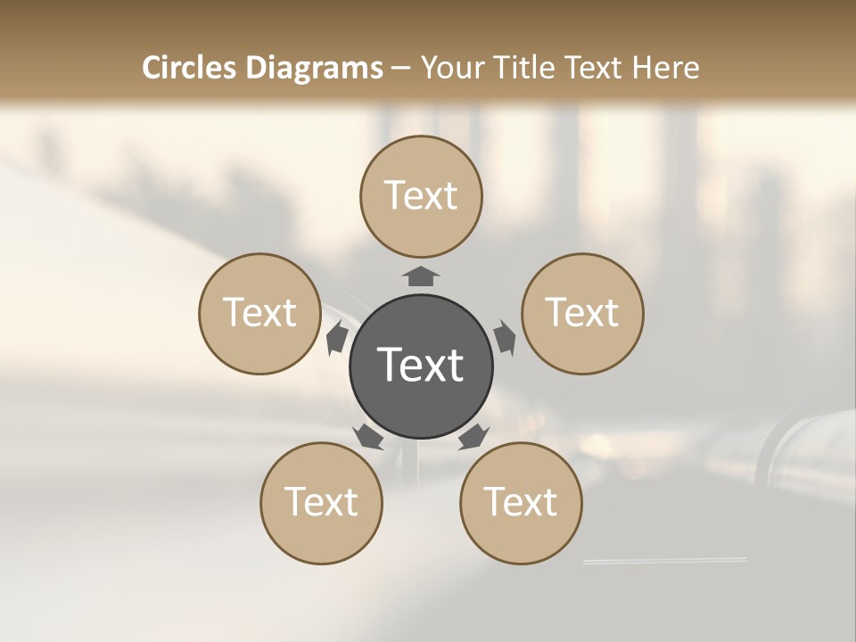 Storage Petrochemical Tank PowerPoint Template