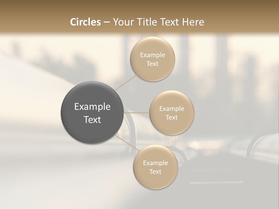 Storage Petrochemical Tank PowerPoint Template