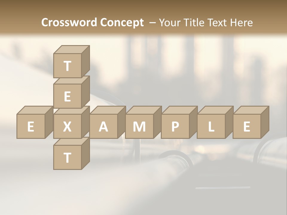 Storage Petrochemical Tank PowerPoint Template