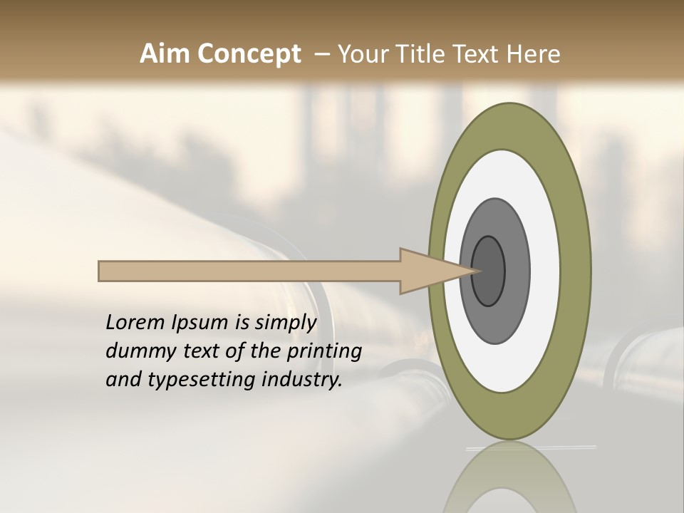 Storage Petrochemical Tank PowerPoint Template