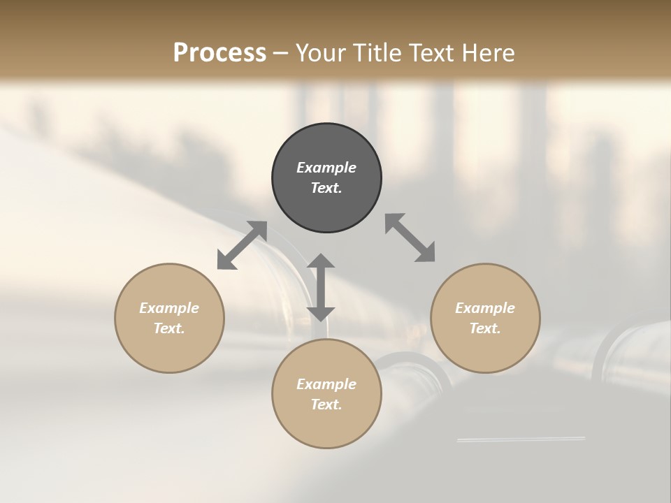 Storage Petrochemical Tank PowerPoint Template